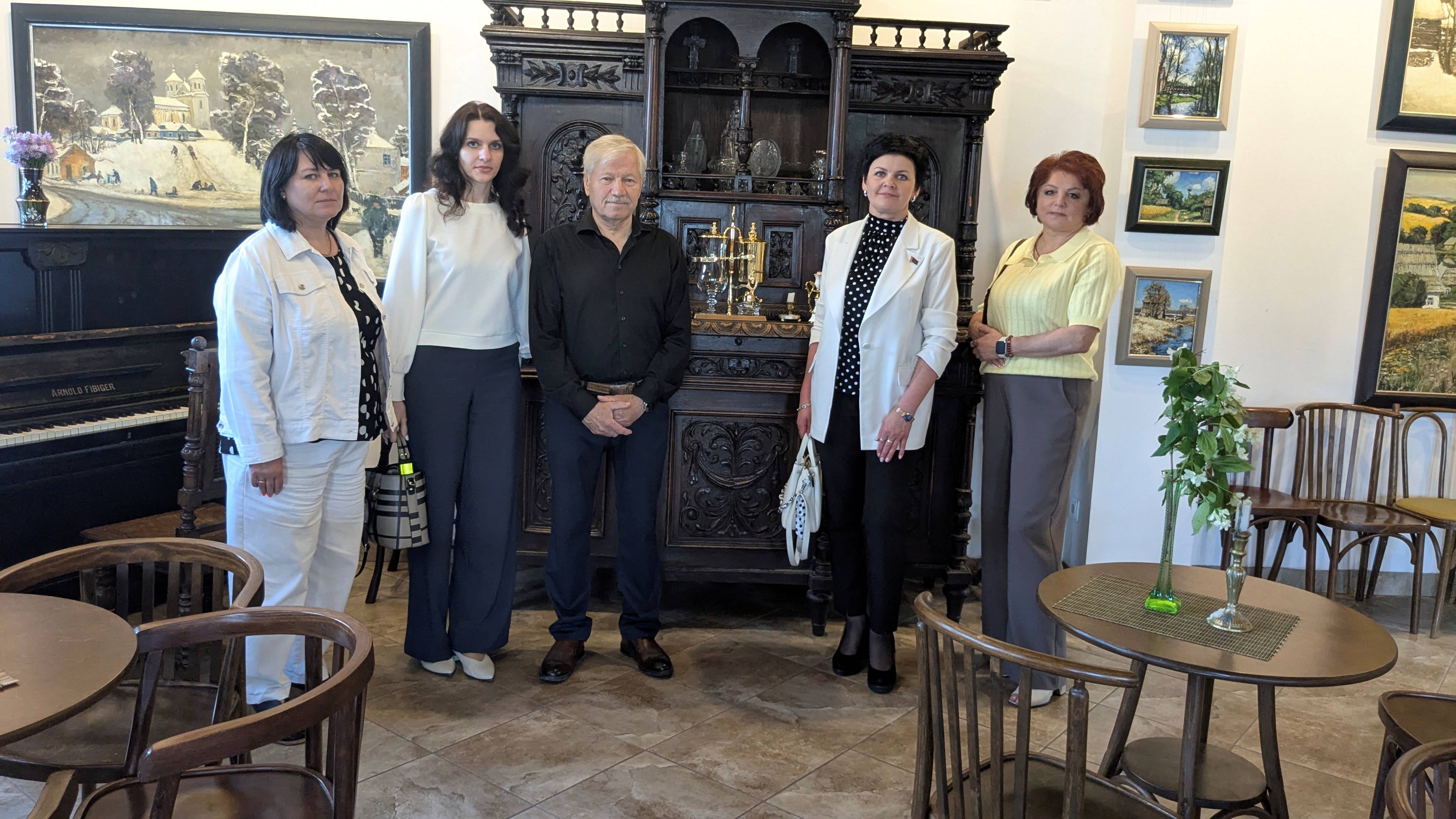 Посещение картинной галереи Кастуся Качана в Новогрудке