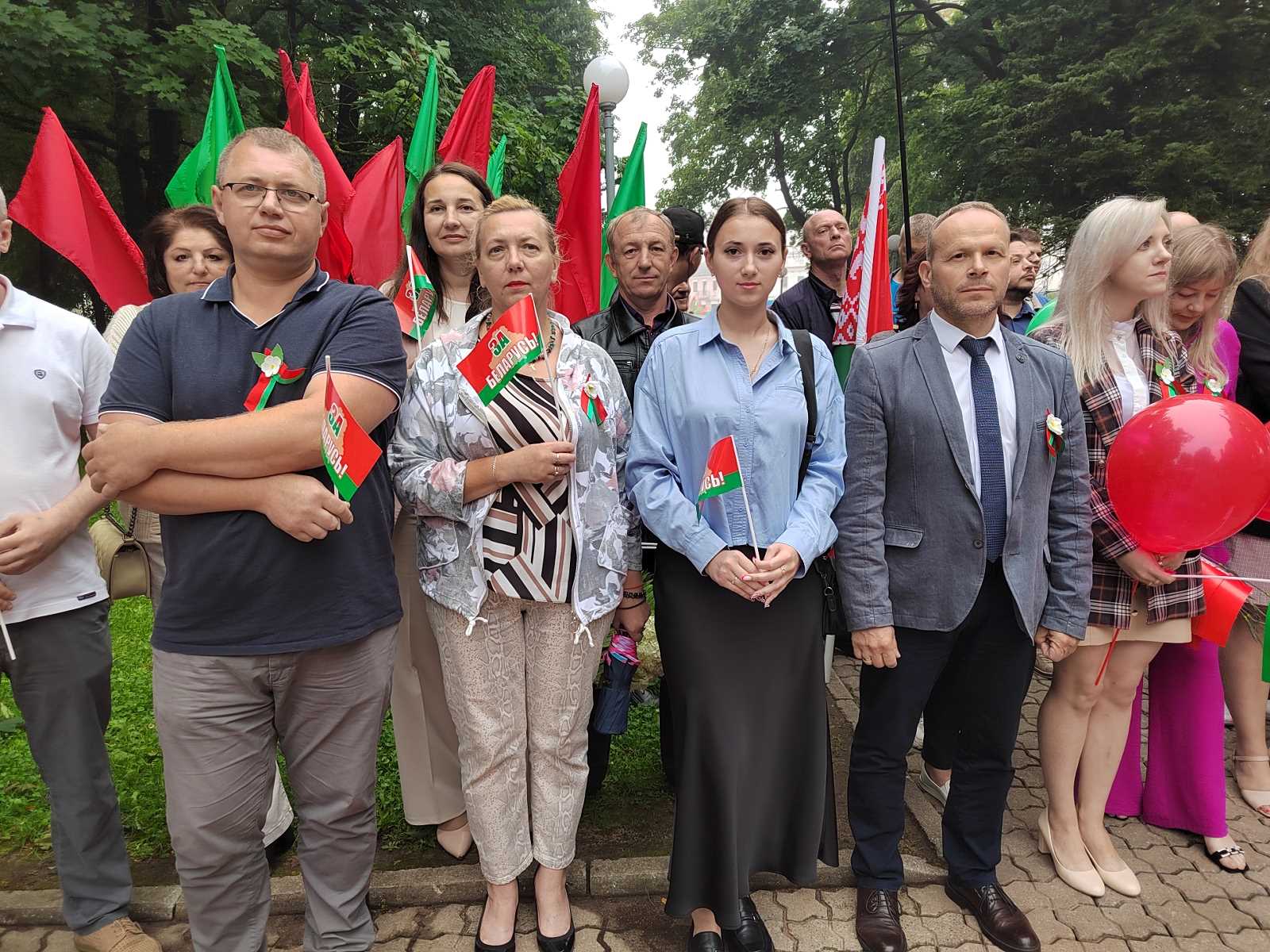 ИМНС по Новогрудскому району Участие в митинге, посвящённому 80-ой годовщине освобождения г. Новогрудка от немецко-фашистских захватчиков 