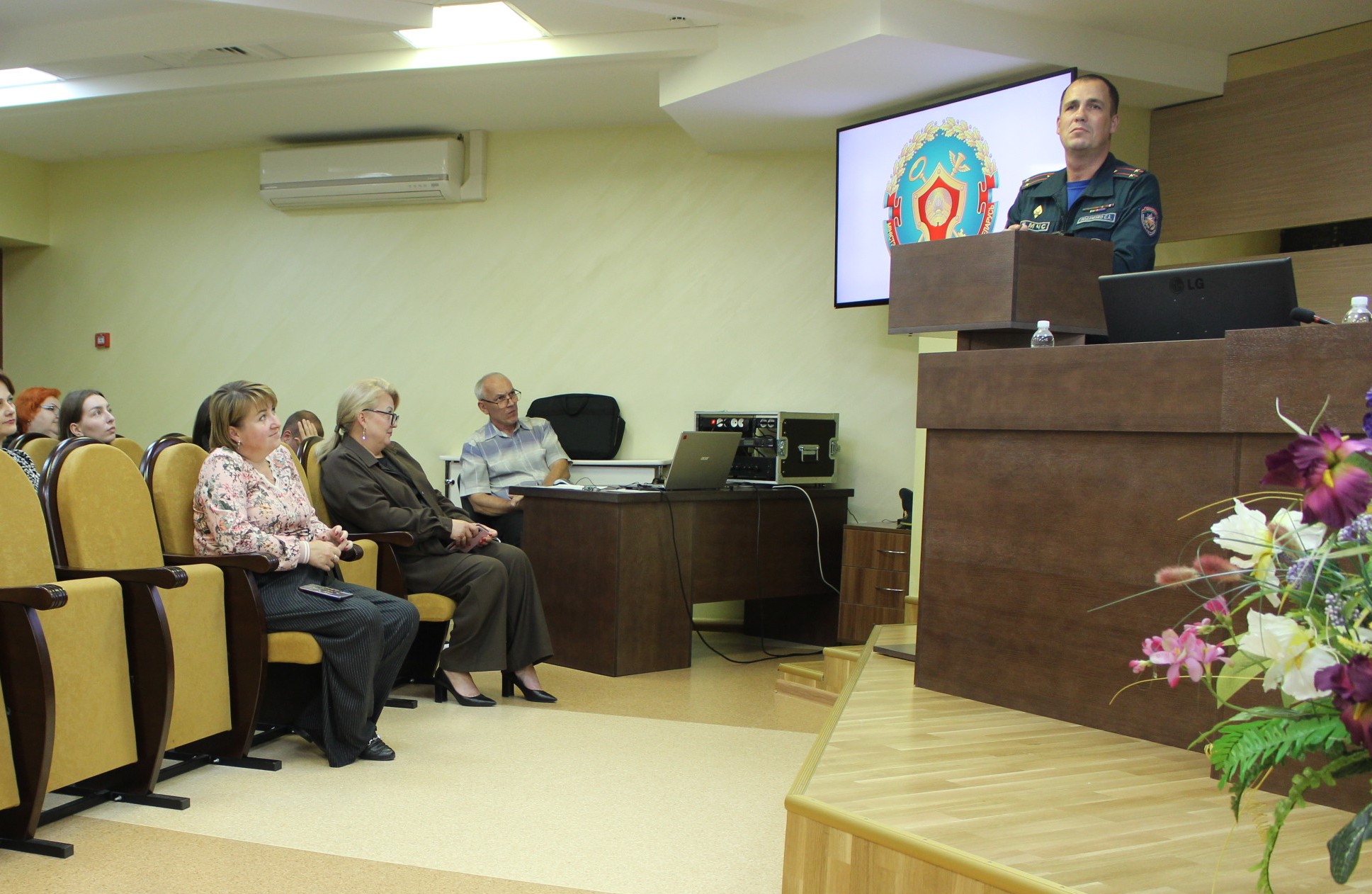 Встреча сотрудников ИМНС с представителем Гродненского городского отдела по ЧС