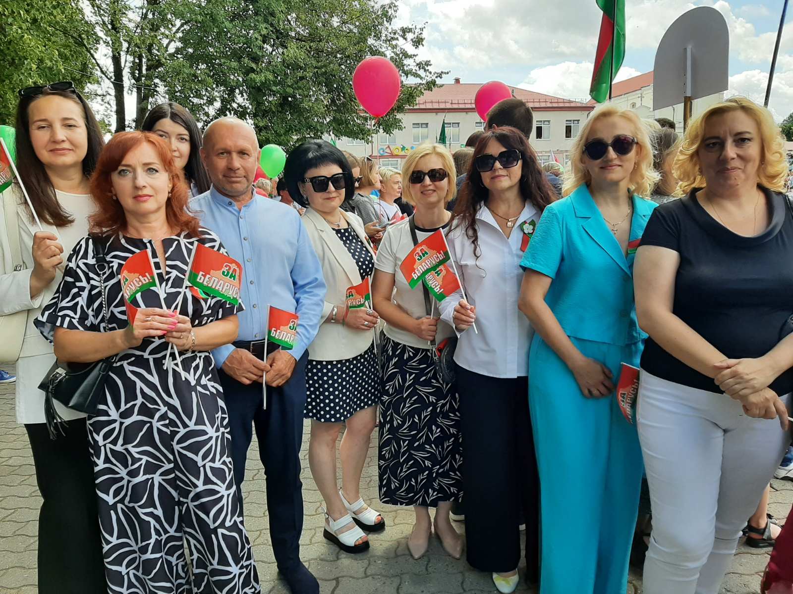 ИМНС по Новогрудскому району Участие в митинге «Слаўся, зямлі нашай светлае імя!”  посвященному Дню Независимости Республики Беларусь