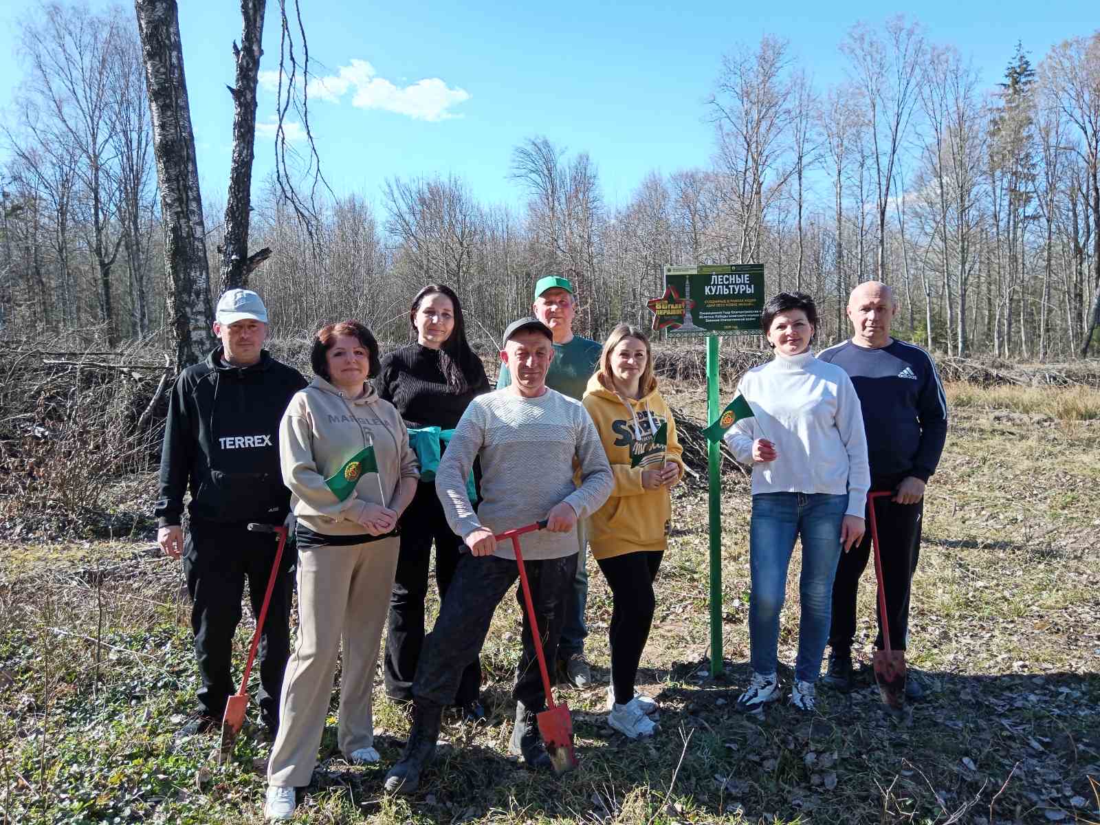 Участие в акции «Дай лесу новае жыццё!»