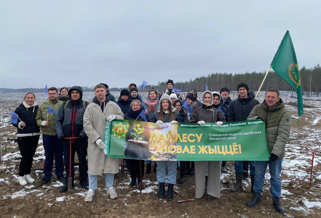 Представители налоговых инспекций г. Гродно присоединились к акции «Дай лесу новае жыццё!»