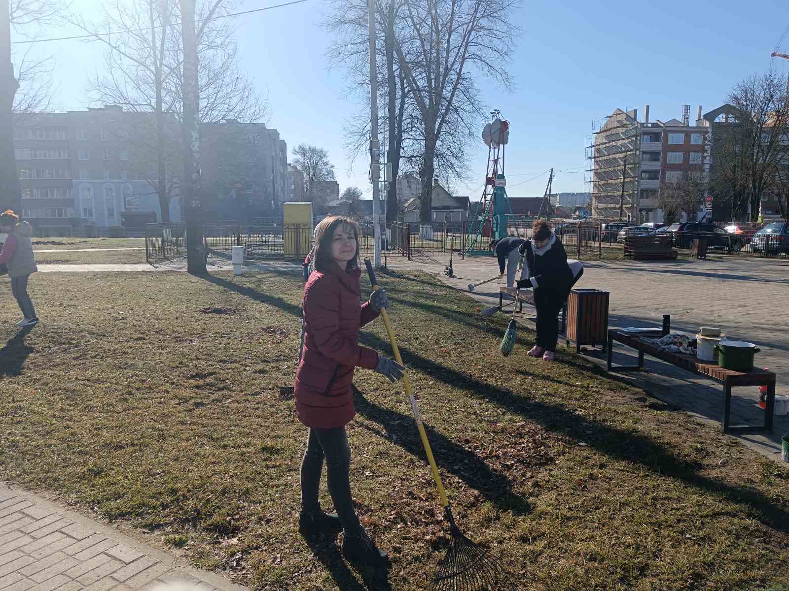 Районный субботник с инспекцией МНС по Дзержинскому району