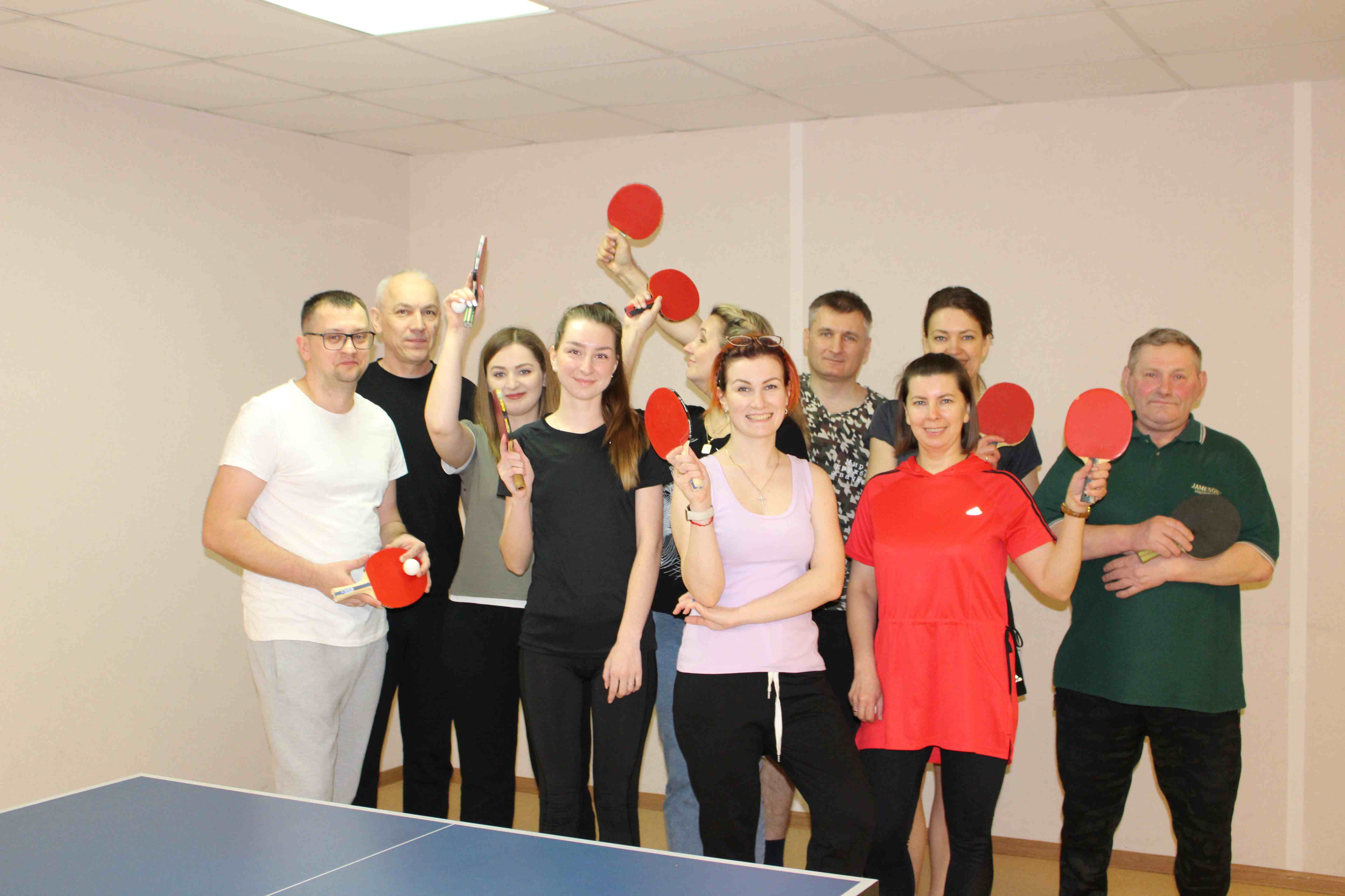 Соревнования по настольному теннису III Областная отраслевая спартакиада среди инспекций МНС Гродненской области 