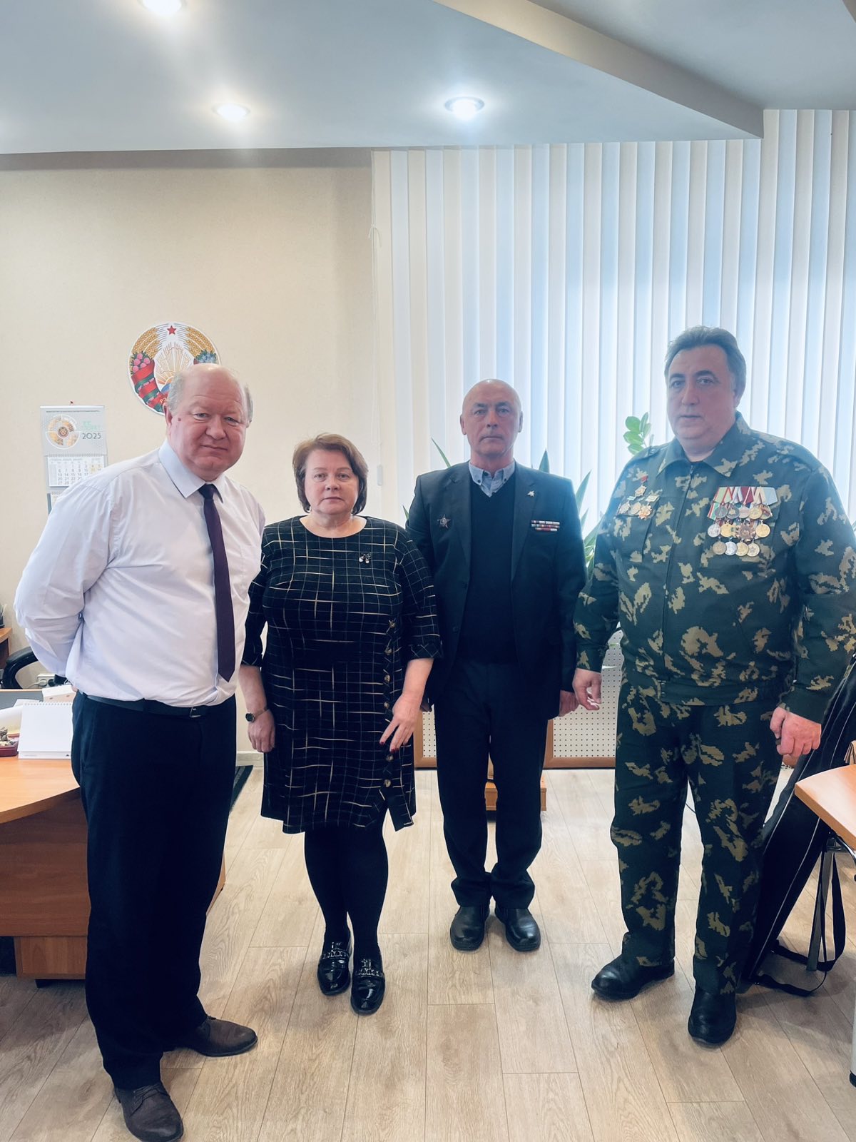 Встреча коллектива инспекции МНС по Дзержинскому району с воинами-интернационалистами