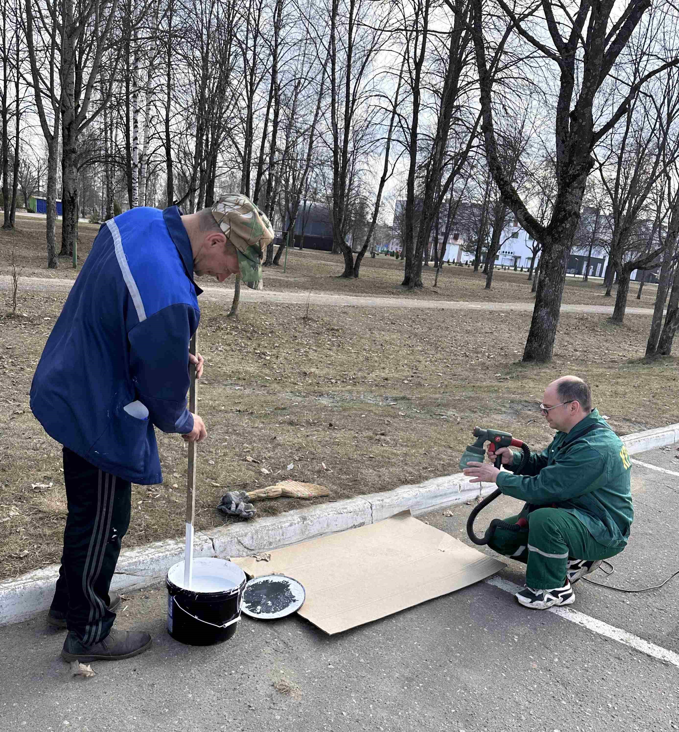 Уборка идет повсеместно!