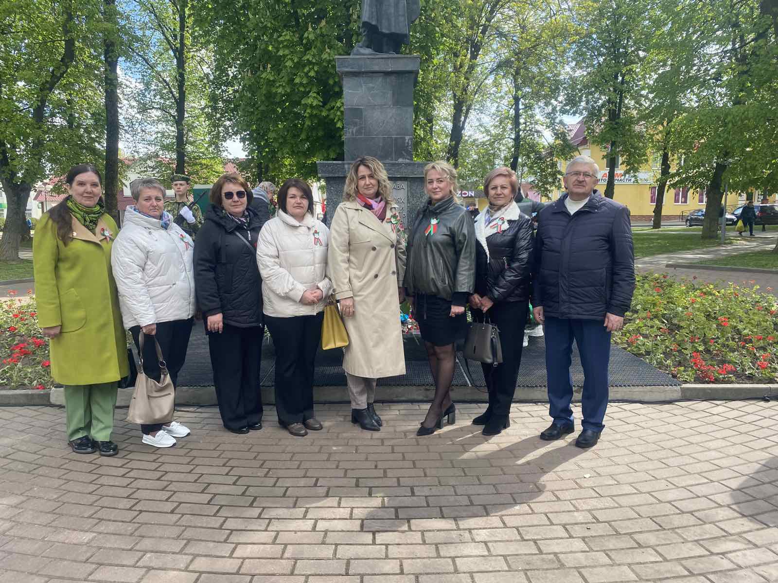 Сотрудники ИМНС по Щучинскому району приняли участие в митинге и праздничным шествии к 80-ю Великой Победы