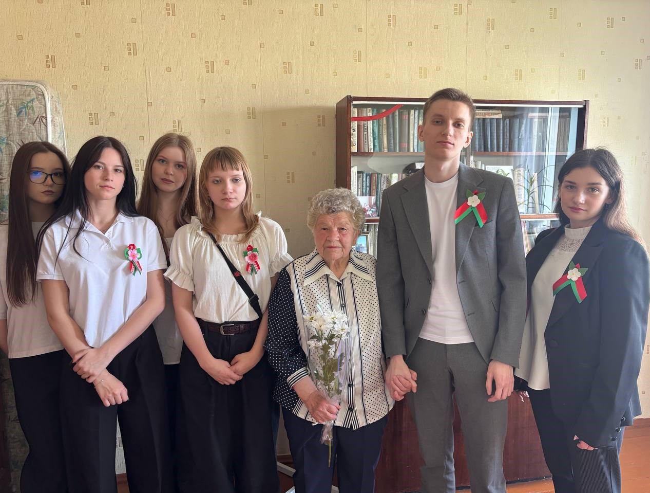 В преддверии Дня Победы работники ИМНС по Партизанскому району Минска навестили узницу Великой Отечественной войны