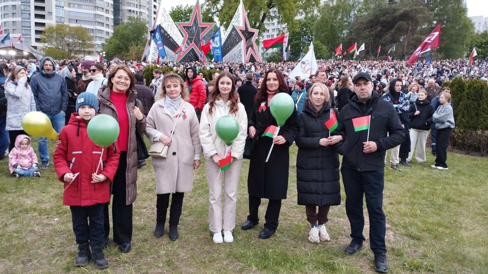 Сотрудники инспекции МНС по Партизанскому району г. Минска приняли участие в мероприятиях ко Дню Победы