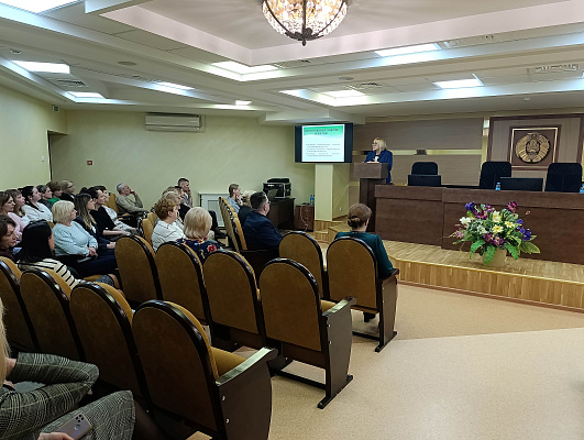 Члены первичной профсоюзной организации инспекции МНС по Гродненской области приняли участие в мероприятиях ко Дню Конституции Республики Беларусь