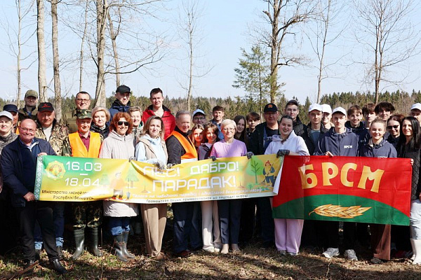 Работники ИМНС Новогрудского района присоединились к республиканской акции «Лес! Дабро! Парадак!»