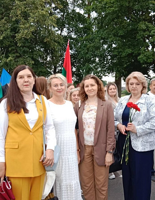 Коллектив ИМНС по Щучинскому району принял участие в праздновании Дня Независимости